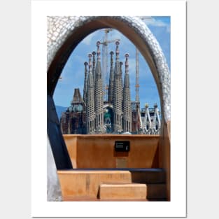 Sagrada Familia Barcelona Catalonia Spain Posters and Art